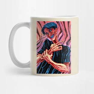 joker boy smiling and laughing Mug